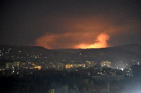 Israel intensifies airstrikes against Syrian military facilities