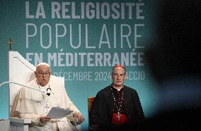 Pope Francis Conference on Popular Religiosity in the Mediteranean - Ajaccio