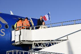 Pope Francis Arrives in Ajaccio, Corsica