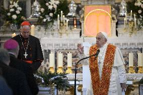 Pope Francis - Meeting With Religious - Ajaccio