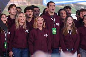 Politic Event  governing party Fratelli D'Italia  at Atreju 2024 at Circus Maximus in Rome