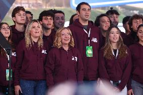 Politic Event  governing party Fratelli D'Italia  at Atreju 2024 at Circus Maximus in Rome