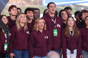 Politic Event  governing party Fratelli D'Italia  at Atreju 2024 at Circus Maximus in Rome