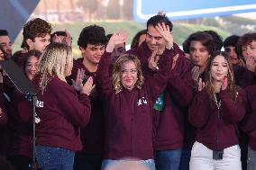 Politic Event  governing party Fratelli D'Italia  at Atreju 2024 at Circus Maximus in Rome