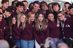 Politic Event  governing party Fratelli D'Italia  at Atreju 2024 at Circus Maximus in Rome