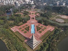 National Memorial Tower or Jatiya Smriti Shoudha at Savar - Bangladesh