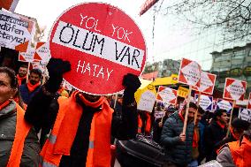 Protest in Ankara during the budget negotiations - Turkey