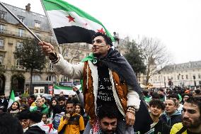 Demonstration In Support Of The Syrian People