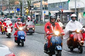 Santa Claus Ride In Cologne