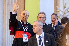 Pope Francis arrives at the Santa Maria Assunta Cathedral - Ajaccio