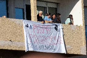 Pope Francis At The Place Miot - Ajaccio