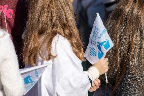 Pope Francis At The Place Miot - Ajaccio