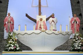 Pope Francis Leads Mass In Ajaccio - France