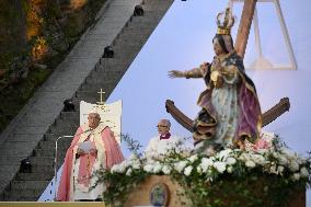 Pope Francis Leads Mass In Ajaccio - France