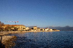 Pope Francis At The Place Miot - Ajaccio