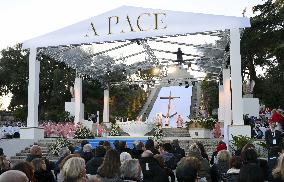 Pope Francis Leads Mass In Ajaccio - France