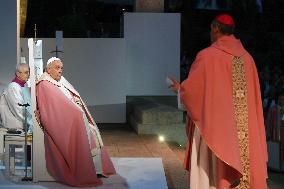 Pope Francis Leads Mass In Ajaccio - France