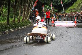 Soap Box Racing In Bandung, Indonesia