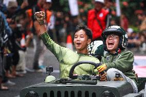 Soap Box Racing In Bandung, Indonesia