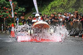 Soap Box Racing In Bandung, Indonesia