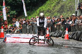 Soap Box Racing In Bandung, Indonesia