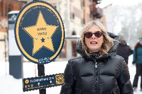 Les Arcs Film Festival Karin Viard Slope of Fame