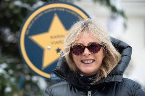 Les Arcs Film Festival Karin Viard Slope of Fame