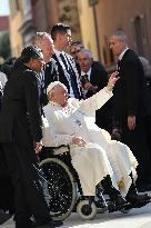 Pope Francis At Santa Maria Assunta Cathedral - Ajaccio