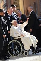 Pope Francis At Santa Maria Assunta Cathedral - Ajaccio