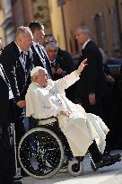 Pope Francis At Santa Maria Assunta Cathedral - Ajaccio