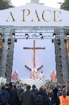 Pope Francis Celebrates Holy Mass At Casone - Ajaccio