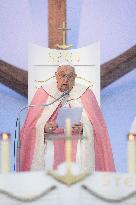 Pope Francis Celebrates Holy Mass At Casone - Ajaccio