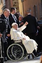 Pope Francis At Santa Maria Assunta Cathedral - Ajaccio