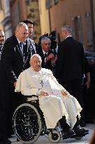 Pope Francis At Santa Maria Assunta Cathedral - Ajaccio