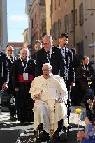 Pope Francis At Santa Maria Assunta Cathedral - Ajaccio