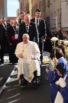 Pope Francis At Santa Maria Assunta Cathedral - Ajaccio