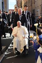 Pope Francis At Santa Maria Assunta Cathedral - Ajaccio