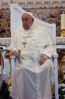 Pope Francis At Santa Maria Assunta Cathedral - Ajaccio