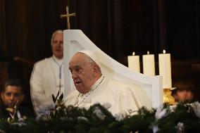 Pope Francis At Santa Maria Assunta Cathedral - Ajaccio