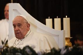 Pope Francis At Santa Maria Assunta Cathedral - Ajaccio