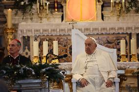 Pope Francis At Santa Maria Assunta Cathedral - Ajaccio