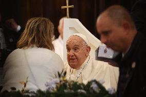 Pope Francis At Santa Maria Assunta Cathedral - Ajaccio