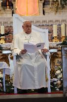 Pope Francis At Santa Maria Assunta Cathedral - Ajaccio