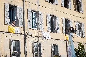 Pope Francis Makes Symbolic Stop At Madonuccia - Ajaccio