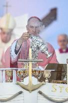 Pope Francis Celebrates Holy Mass At Casone - Ajaccio