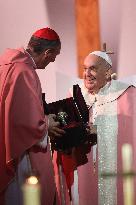 Pope Francis Celebrates Holy Mass At Casone - Ajaccio