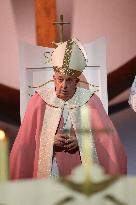 Pope Francis Celebrates Holy Mass At Casone - Ajaccio