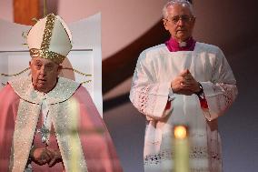 Pope Francis Celebrates Holy Mass At Casone - Ajaccio