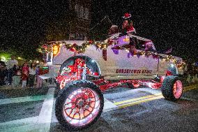 Festival Of Lights In Downtown Kissimmee, In Florida