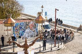 Pope Francis Leaves Santa Maria Assunta Cathedral - Ajaccio